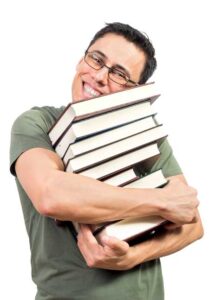 man hugging essential reading