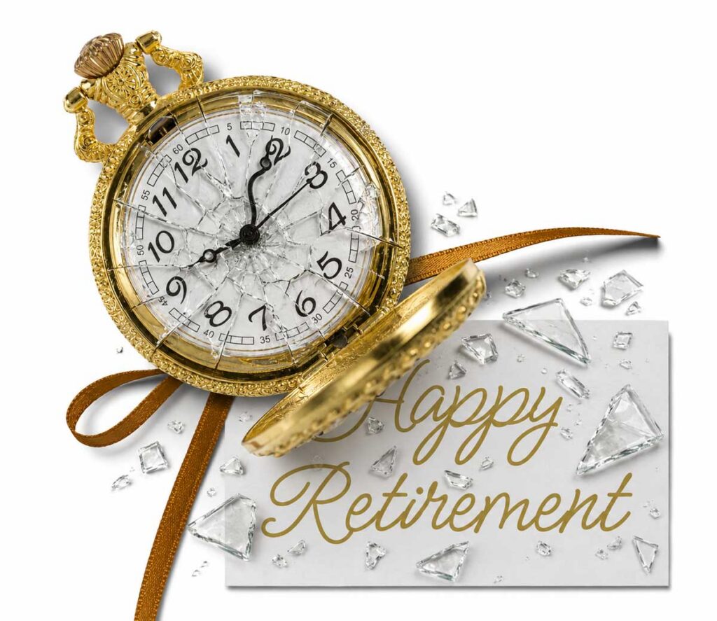 broken retirement watch