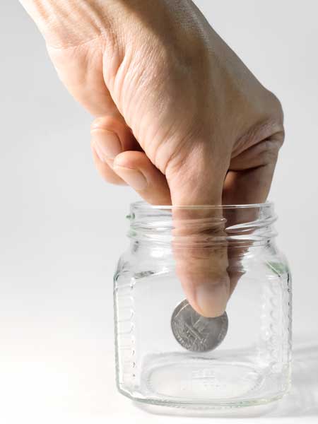empty jar